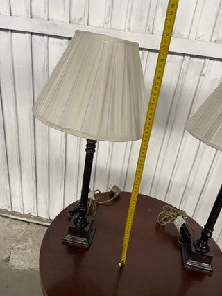 Pareja de lámparas de mesa