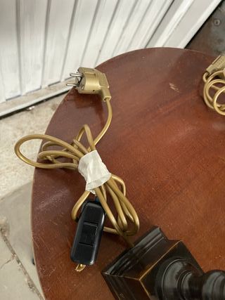 Pareja de lámparas de mesa