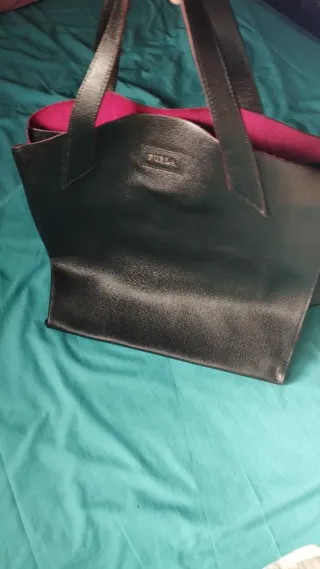 Bolso de piel negro
