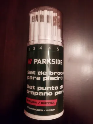 Set Brocas Piedra Parkside 11 Unidades