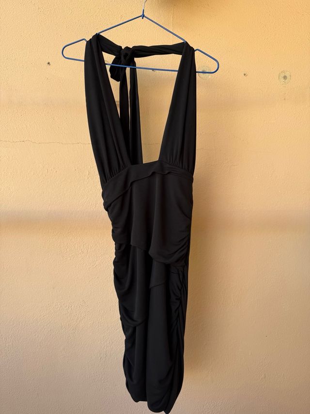 Vestido Zara Halter Negro