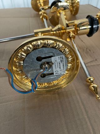 Apliques de pared dorados (Set de 3)