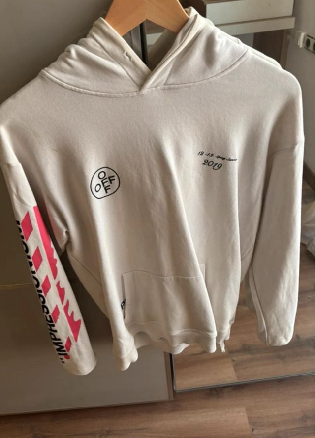 Sudadera Off-White Beige