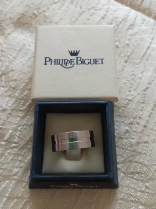 Anillo Philippe Biguet Acero Inoxidable