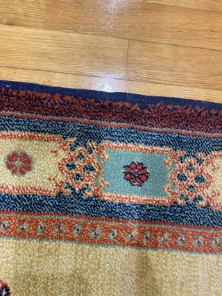 Tappeti da corridoio in lana beige e multicolore