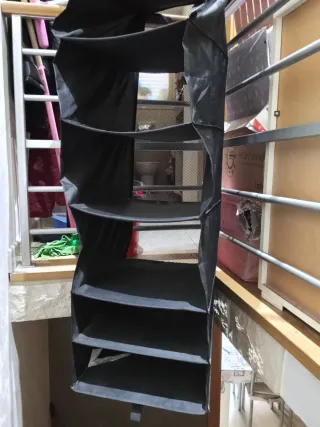 Organizzatore armadio nero