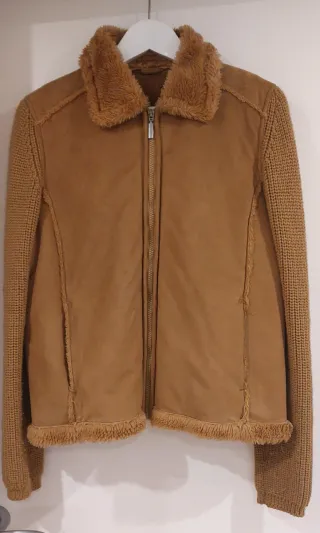 Chaqueta ante y pelo