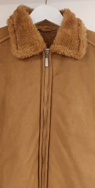 Chaqueta ante y pelo