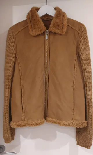 Chaqueta ante y pelo