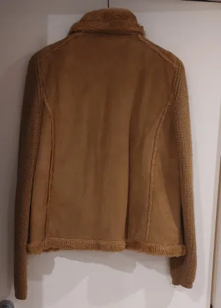 Chaqueta ante y pelo