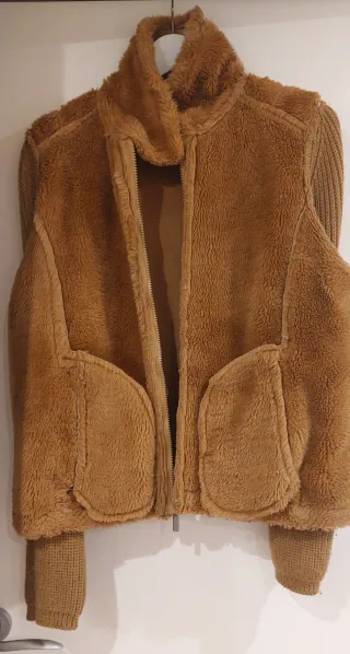 Chaqueta ante y pelo