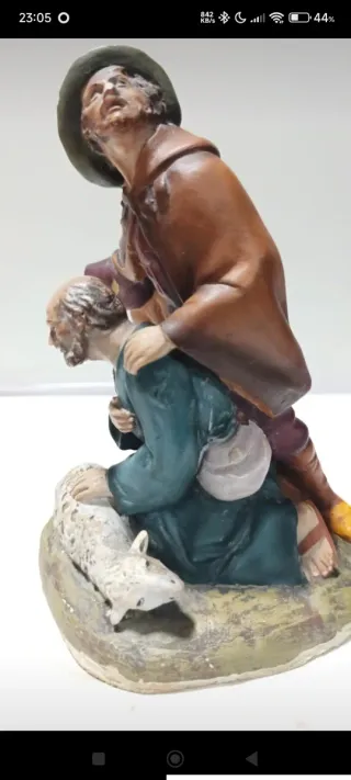 Grupo de pastores antiguo 21 cm