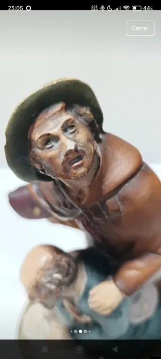 Grupo de pastores antiguo 21 cm