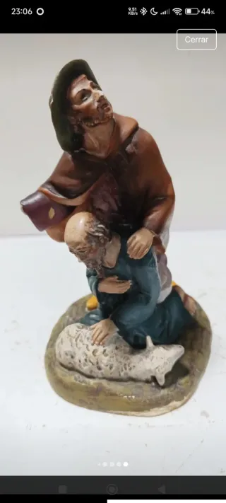 Grupo de pastores antiguo 21 cm