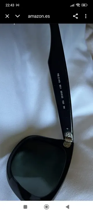 Gafas Ray-Ban Wayfarer Negras