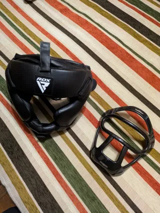 Casco de Boxeo RDX Negro