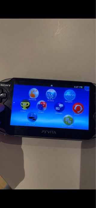 Ps Vita slim com carregador  e capa