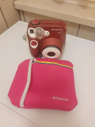 Polaroid 300 Macchina Fotografica Rossa
