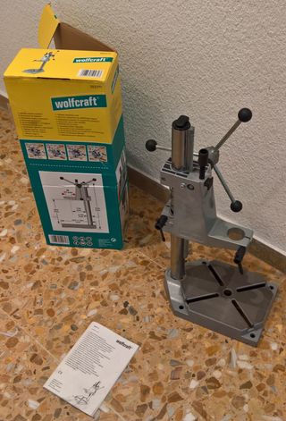 Soporte Vertical taladro Wolfcraft sin usar,.