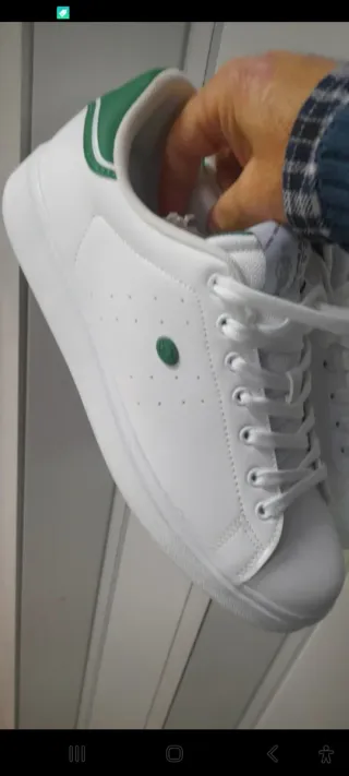 Sneakers Solo Soprani N44 Bianche e Verdi