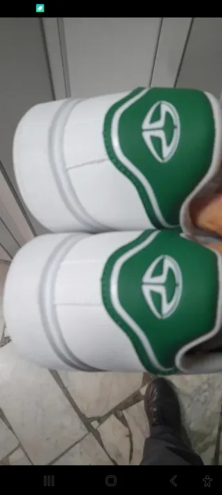 Sneakers Solo Soprani N44 Bianche e Verdi