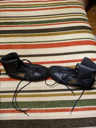 Botines de boxeo Leone negros talla 45