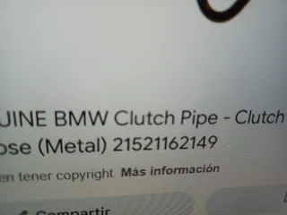 Tubería Embrague BMW E36 (Metal)