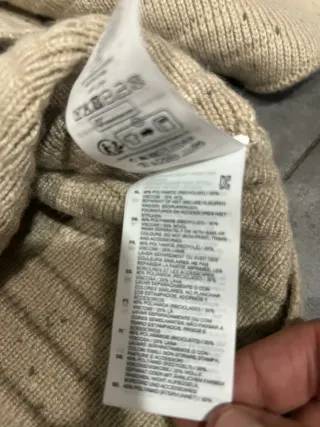 Jersey G-Star RAW beige cremallera cuello