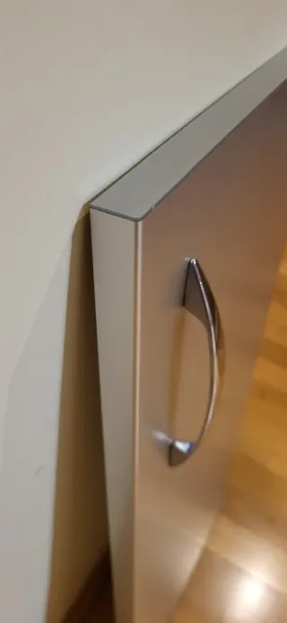 Puerta de cocina grises