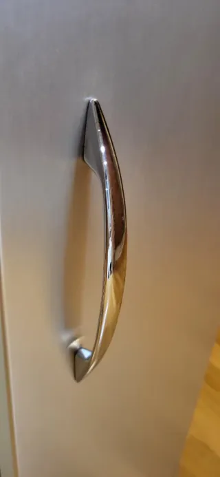 Puerta de cocina grises