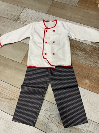 Lote de Disfrazes Cocinero, indio y samurai