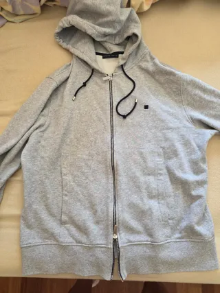 Sudadera Purificación García Gris Talla XL