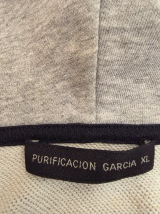 Sudadera Purificación García Gris Talla XL