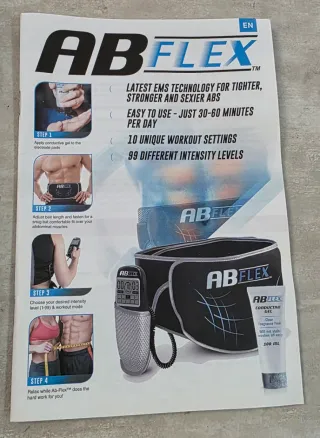 AbFlex Cinturón EMS Tonificación Abdominal