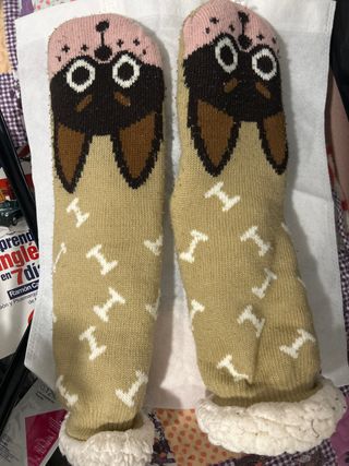 Calcetines antideslizantes de perro talla 37-38