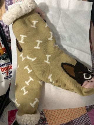 Calcetines antideslizantes de perro talla 37-38