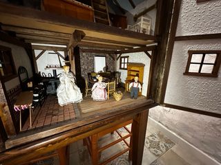 Casa de muñecas detallada