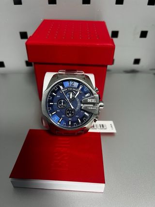 Reloj Diesel Cronógrafo Azul y Plateado