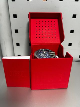 Reloj Diesel Cronógrafo Azul y Plateado