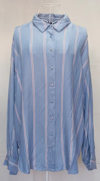 Camisa de rayas mujer manga larga