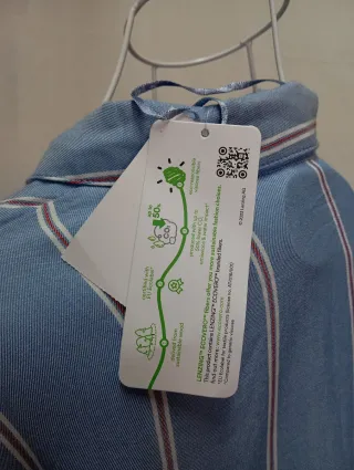 Camisa de rayas mujer manga larga