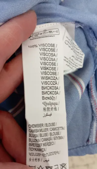 Camisa de rayas mujer manga larga