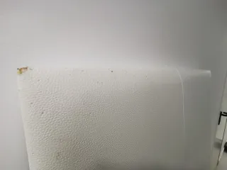 Cabecero Cama Matrimonio Piel Sintética Blanco