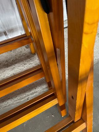 Mesas de maleta plegables de madera