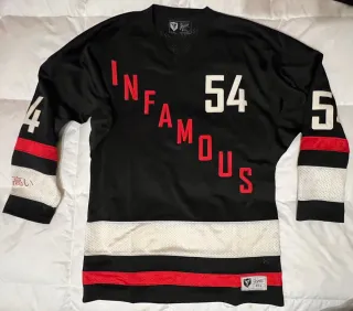 Camiseta Hockey GRMY 54 Negra Roja