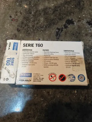 Bombín Seguridad TESA Serie T60