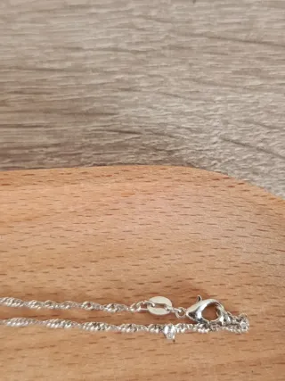 Conjunto Plata Collar y Pendientes Cruz