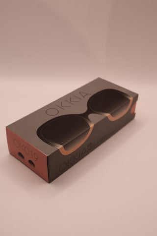 Gafas de Sol OKKIA Pol. Black Shaded Pink OK019-BP