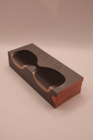 Gafas de Sol OKKIA Pol. Black Shaded Pink OK019-BP