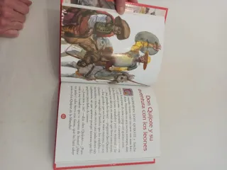 Libro Historias de Don Quijote + pega y colorea